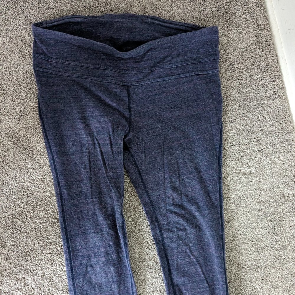Heather Purple Gapfit Cotton Leggins